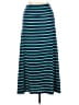 Mossimo Supply Co. Stripes Teal Green Casual Skirt Size M - photo 2