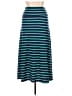 Mossimo Supply Co. Stripes Teal Green Casual Skirt Size M - photo 1