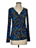 Apt. 9 Blue Long Sleeve Blouse Size S - photo 1
