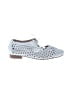 All Black 100% Leather Blue Flats Size EU 39 - photo 1