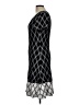 CeCe Argyle Black Casual Dress Size L - photo 5