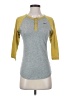 Nike Gray 3/4 Sleeve T-Shirt Size S - photo 1