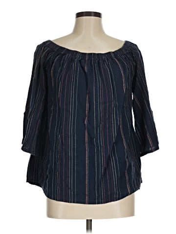 Garnet Hill 3/4 Sleeve Blouse (view 1)