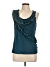 Apt. 9 100% Rayon Teal Sleeveless Blouse Size L - photo 1