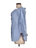 Rag & Bone Stripes Blue 3/4 Sleeve Blouse Size L - photo 5