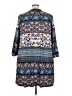 Misia Print Blue Casual Dress Size 3X - photo 2