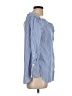 Rag & Bone Stripes Blue 3/4 Sleeve Blouse Size L - photo 4