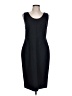 Classiques Entier Solid Black Cocktail Dress Size 12 - photo 1