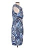 DressBarn Paisley Blue Cocktail Dress Size 12 - photo 4