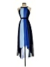 ModCloth 100% Polyester Color Block Blue Cocktail Dress Size XXS - photo 1