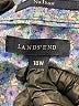 Lands' End Paisley Blue 3/4 Sleeve Button-Down Shirt Size 18 - photo 7