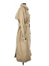 Ann Taylor LOFT 100% Polyester Tan Trenchcoat Size XS - photo 4