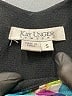 Kay Unger Print Blue Cocktail Dress Size S - photo 7