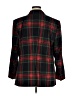 Lauren by Ralph Lauren Plaid Black Blazer Size 16W - photo 2