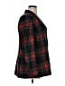 Lauren by Ralph Lauren Plaid Black Blazer Size 16W - photo 4