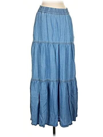 Sigrid Olsen Denim Skirt (view 1)