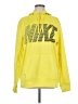 Nike 100% Polyester Yellow Pullover Hoodie Size M - photo 1