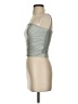 Edikted Silver Sleeveless Top Size XS - photo 5