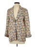 MULTIPLES Chevron-herringbone Silver Blazer Size S - photo 1