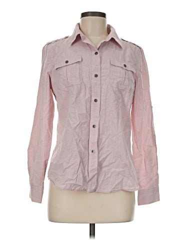 Donna Karan New York Long Sleeve Button-Down Shirt (view 1)