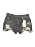 Zara Graphic Gray Denim Shorts Size 6 - photo 1