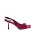 Lulus Color Block Burgundy Sandals Size 10 - photo 1