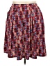 Lularoe Print Red Casual Skirt Size 2X - photo 2