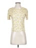 Intermix Yellow Short Sleeve Top Size P (petite) - photo 1
