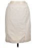 Anne Klein 100% Polyester Solid Ivory Formal Skirt Size 6 - photo 1