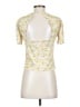 Intermix Yellow Short Sleeve Top Size P (petite) - photo 2