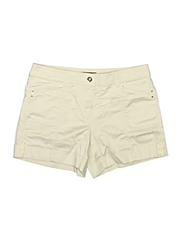 White House Black Market Khaki Shorts (view 1)