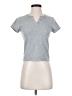 Madewell Gray Short Sleeve Henley Size XXS - photo 1
