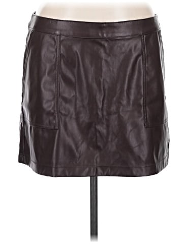 A New Day Faux Leather Skirt (view 1)