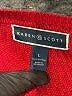 Karen Scott 100% Cotton Red Pullover Sweater Size L - photo 7
