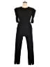 Black Halo Solid Black Jumpsuit Size 14 - photo 1