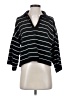 Max Studio Stripes Black 3/4 Sleeve Top Size S - photo 1