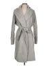 Ann Taylor Gray Trenchcoat Size L - photo 1