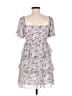 Thirty/Thirty Floral Blue Cocktail Dress Size M - photo 2