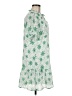 Kindred 100% Polyester Stars Green Casual Dress Size M - photo 4
