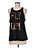 Flywheel Graphic Black Sleeveless T-Shirt Size M - photo 1