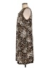 Chico's Animal Print Brown Black Casual Dress Size Lg (2) - photo 5