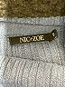 Nic + Zoe 100% Cotton Blue Pullover Sweater Size M - photo 7
