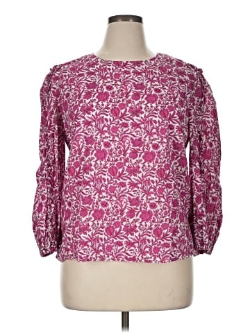 Liberty Art Fabrics for J.Crew 3/4 Sleeve Blouse (view 1)