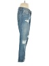 Derek Lam 100% Cotton Hearts Blue Jeans Size 25 waist - photo 4