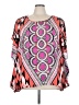 Pure Energy 100% Polyester Pink Long Sleeve Blouse Size 3X Plus - photo 1