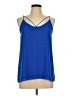 Naked Zebra 100% Polyester Blue Sleeveless Blouse Size L - photo 1