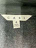 CAbi Chevron-herringbone Black Formal Skirt Size 4 - photo 4
