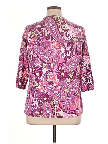 Belle By Kim Gravel 3/4 Sleeve Blouse (view 2)