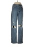 Wild Fable Hearts Blue Jeans Size 6 - photo 1