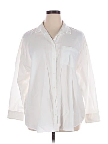 Old Navy 3/4 Sleeve Button-Down Shirt (view 1)